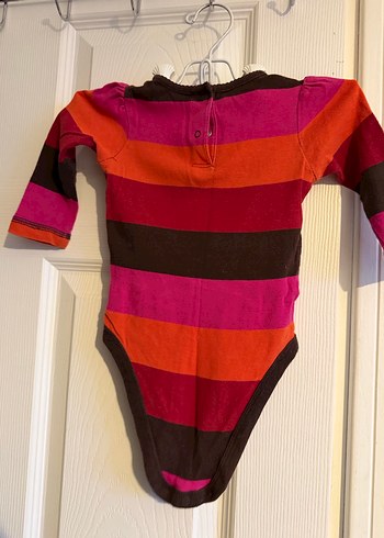 Uzun Kollu Renkli Örgü Bebek Body - Görsel 4