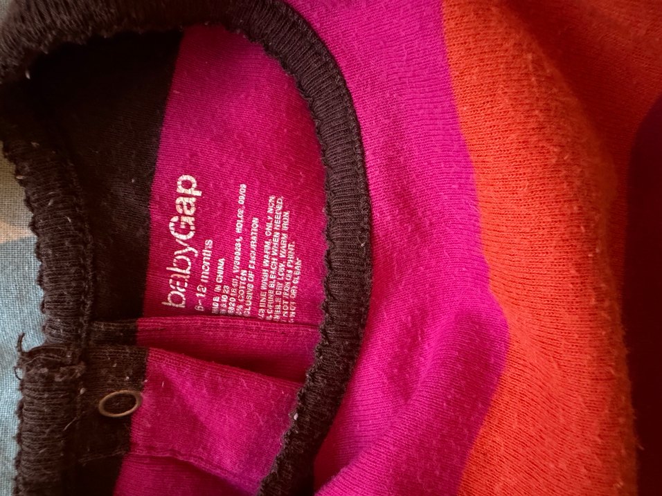 Uzun Kollu Renkli Örgü Bebek Body - Görsel 2