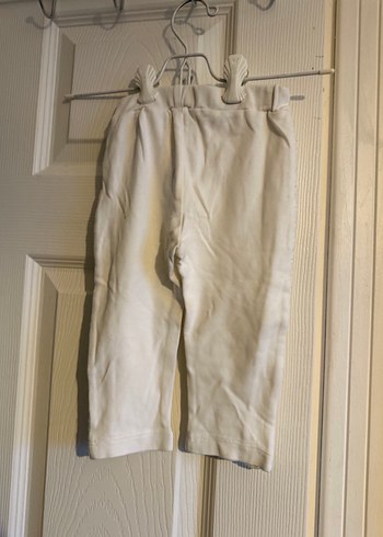 Kız Çocuk Bej Keten Fırfırlı Tayt - Görsel 4