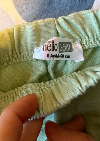 Yeşil Erkek Çocuk Keten Şort - Görsel 2