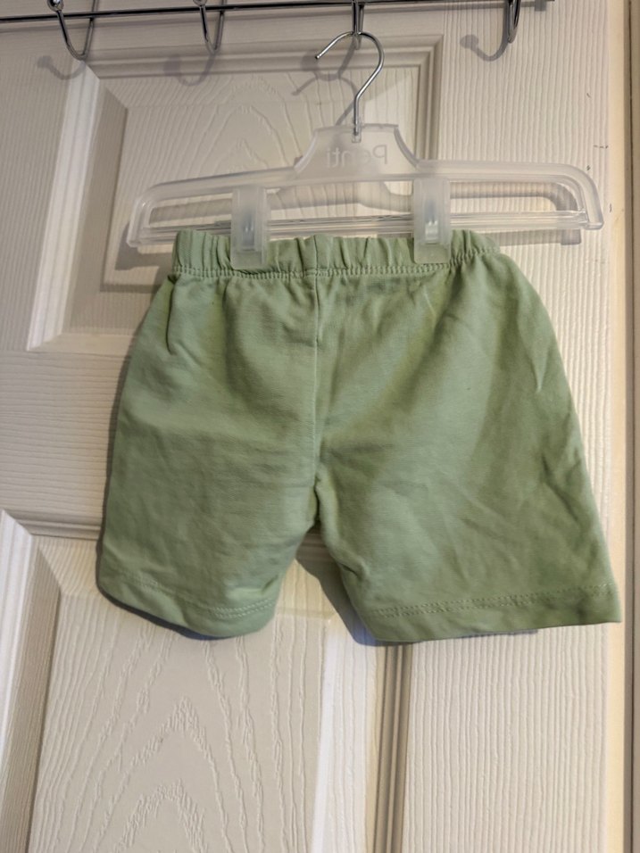 Yeşil Erkek Çocuk Keten Şort - Görsel 3
