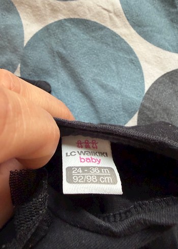 Kız Çocuk Siyah Uzun Kollu Bluz - Görsel 2