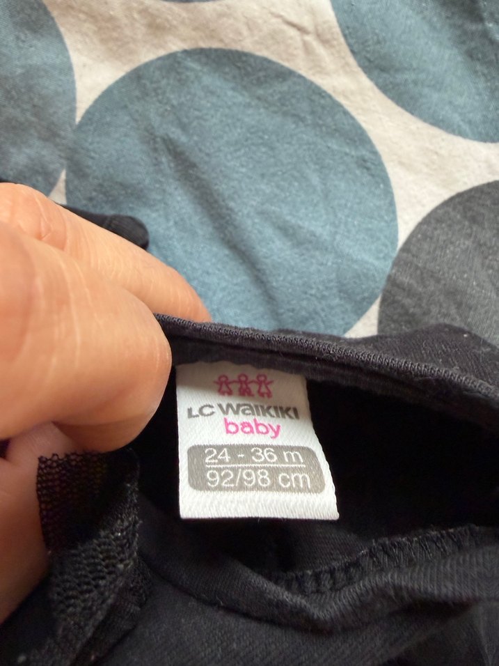 Kız Çocuk Siyah Uzun Kollu Bluz - Görsel 2