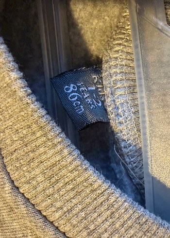 Gri Kız Bebek Kuzu Baskılı Takım - Görsel 5