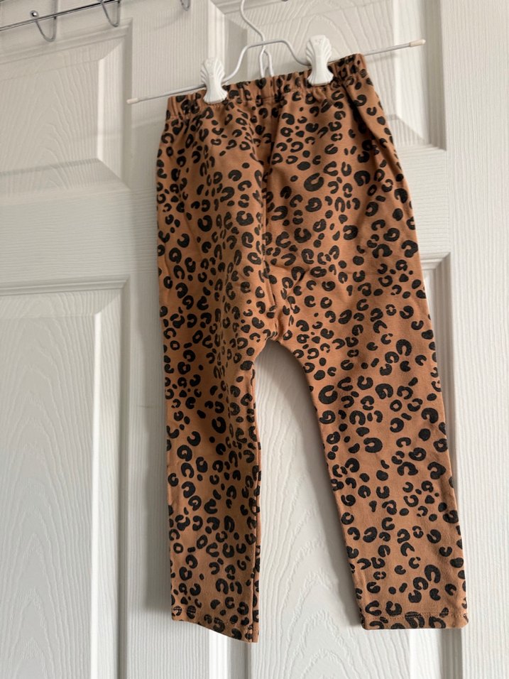 Kız Çocuk Leopar Desenli Tayt - Görsel 3