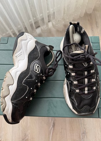38 Beden siyah Renk Skechers Siyah Spor Ayakkabı