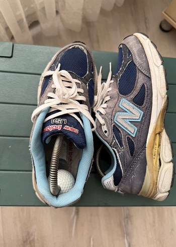 38 Beden mavi Renk New Balance Kadın Gri Mavi Spor Ayakkabı