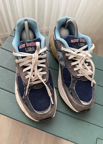 38 Beden New Balance Kadın Gri Mavi Spor Ayakkabı