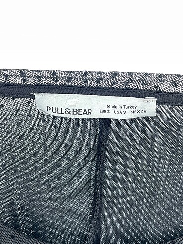 s Beden siyah Renk Pull and Bear Kısa Elbise %70 İndirimli.