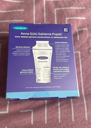 Lansinoh Anne Sütü Saklama Poşeti 50 Adet - Görsel 2