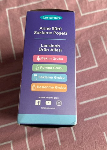 Lansinoh Anne Sütü Saklama Poşeti 50 Adet - Görsel 3