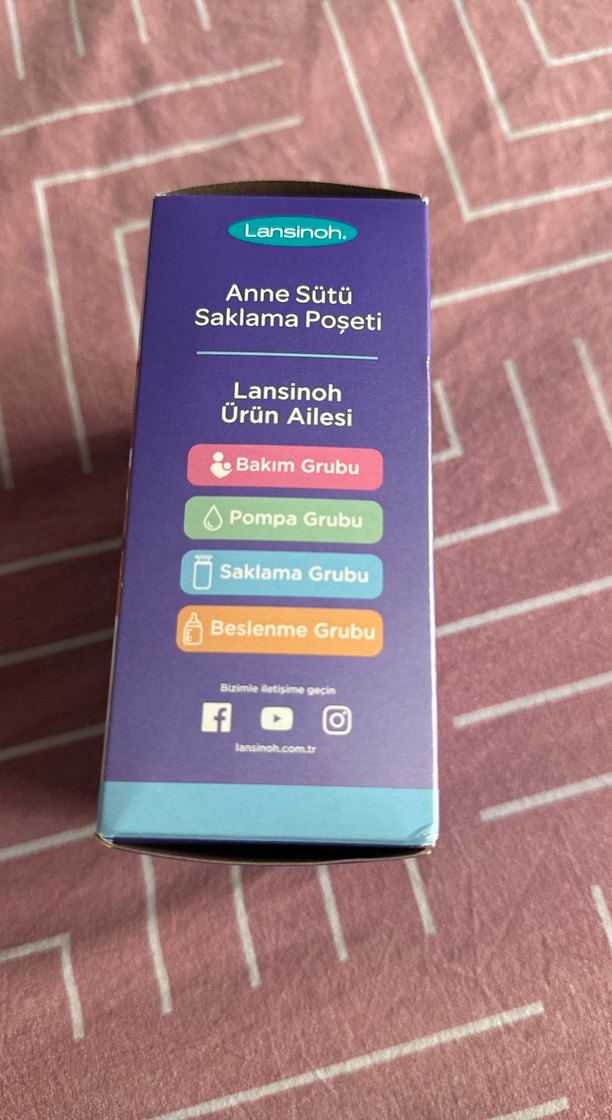 Lansinoh Anne Sütü Saklama Poşeti 50 Adet - Görsel 3