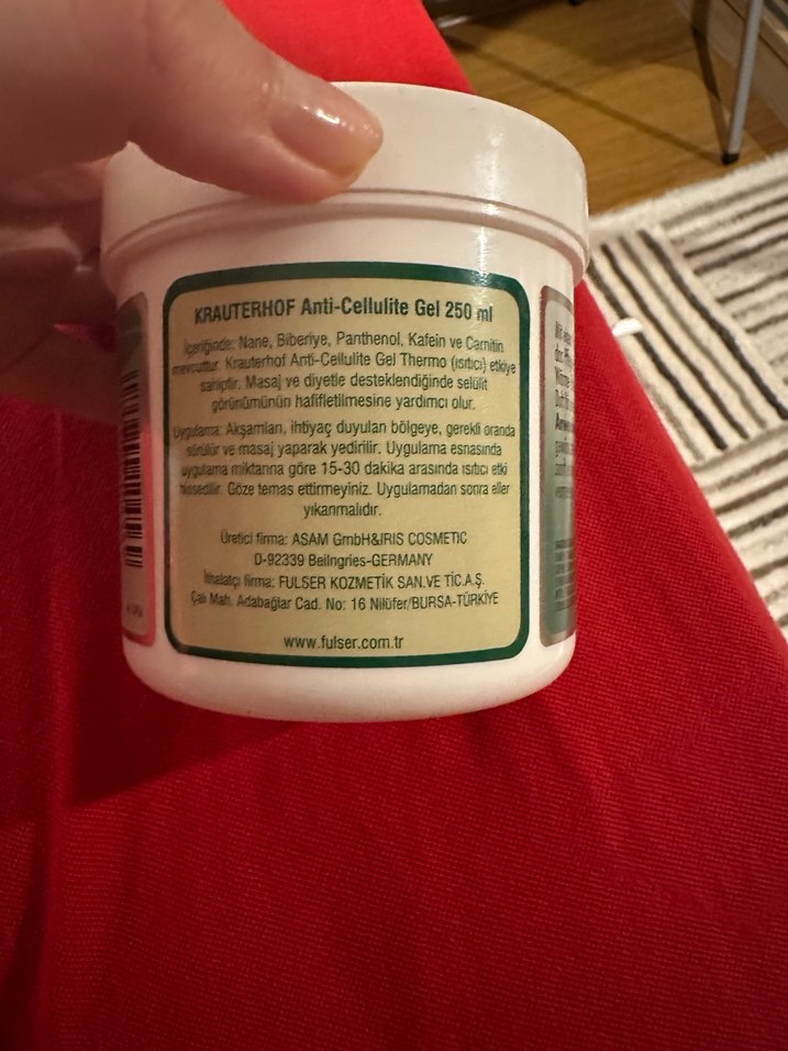 Krauterhof Anti-Cellulite Jel - Görsel 3
