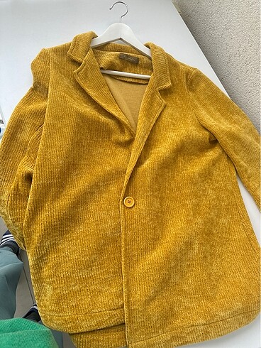 38 Beden sarı Renk Hirka ceket