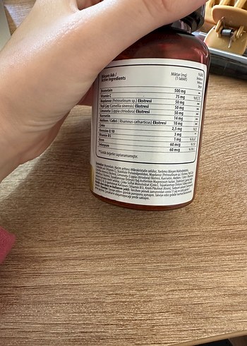 Anocin Bromelain+ Vitamin C ve Çinko Takviyesi - Görsel 4