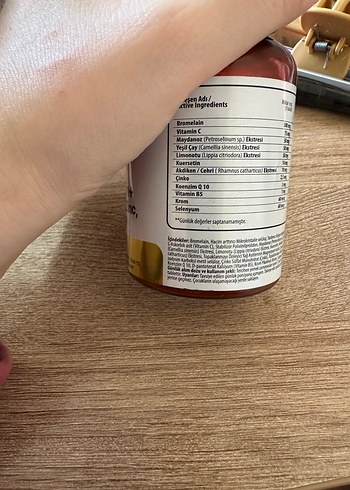 Anocin Bromelain+ Vitamin C ve Çinko Takviyesi - Görsel 6