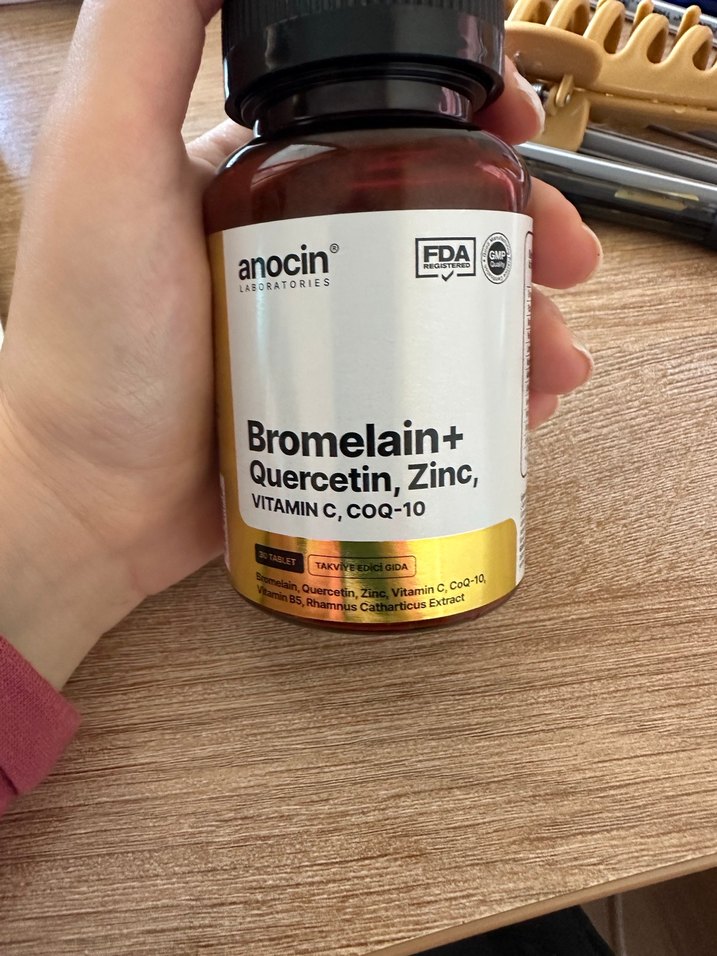 Anocin Bromelain+ Vitamin C ve Çinko Takviyesi - Görsel 2