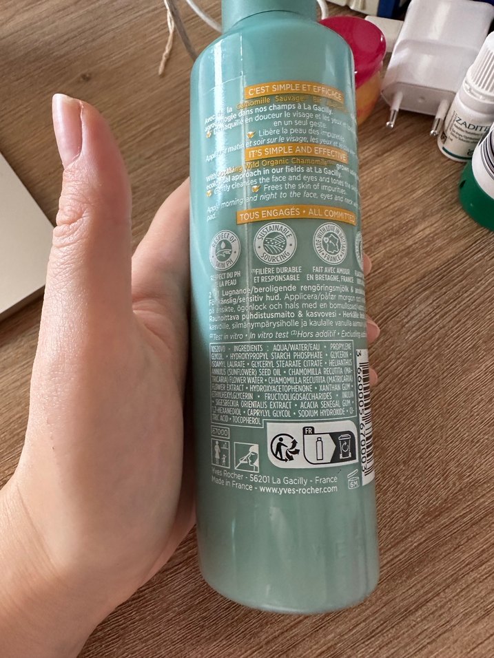 Yves Rocher Pure Camomille Makyaj Temizleyici 200 ml - Görsel 3