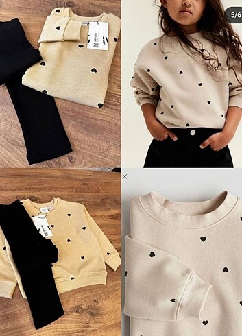 Zara Kız çocuk taytlı takim