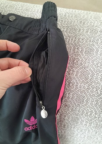 Kadın Koyu Pembe Fermuarlı Eşofman Altı - Görsel 6