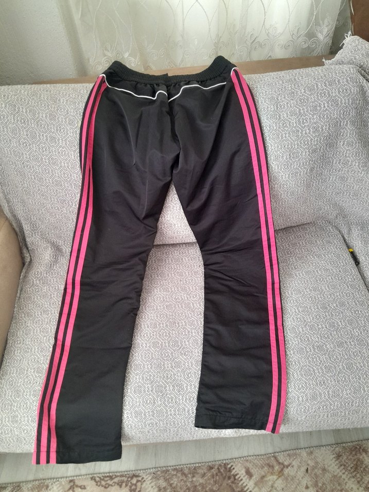 Kadın Koyu Pembe Fermuarlı Eşofman Altı - Görsel 4