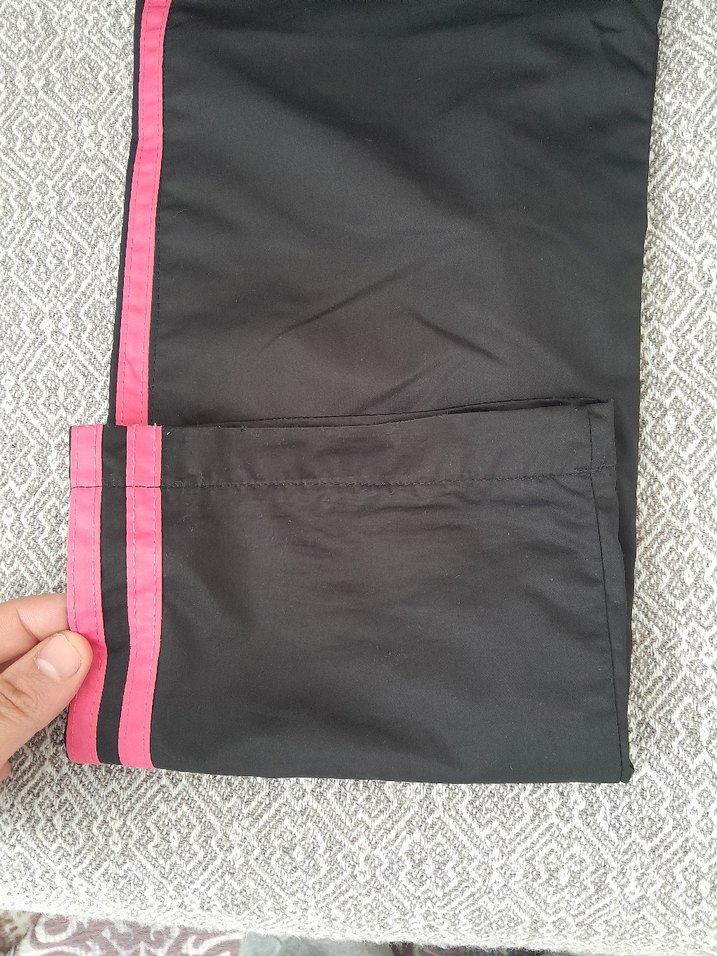 Kadın Koyu Pembe Fermuarlı Eşofman Altı - Görsel 3