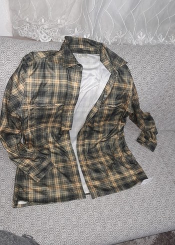 Düğmeli Uzun Kollu Rahat Kesim Kadın Gömlek - Görsel 4