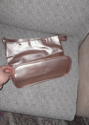 Minimalist Kahverengi Deri Kadın Çanta - Görsel 4