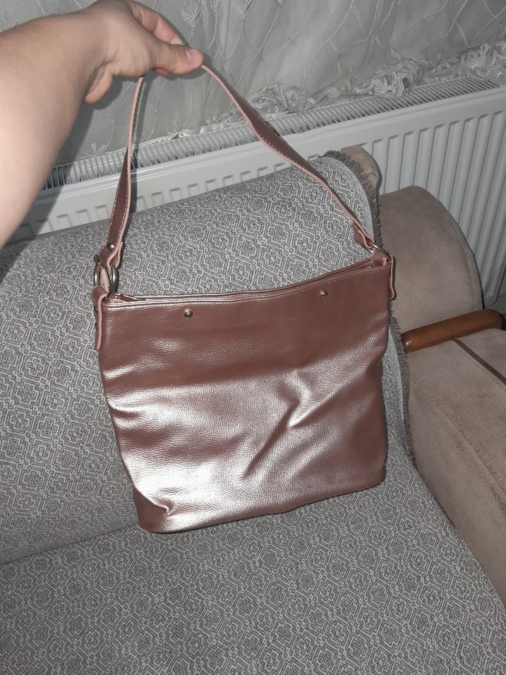 Minimalist Kahverengi Deri Kadın Çanta - Görsel 2
