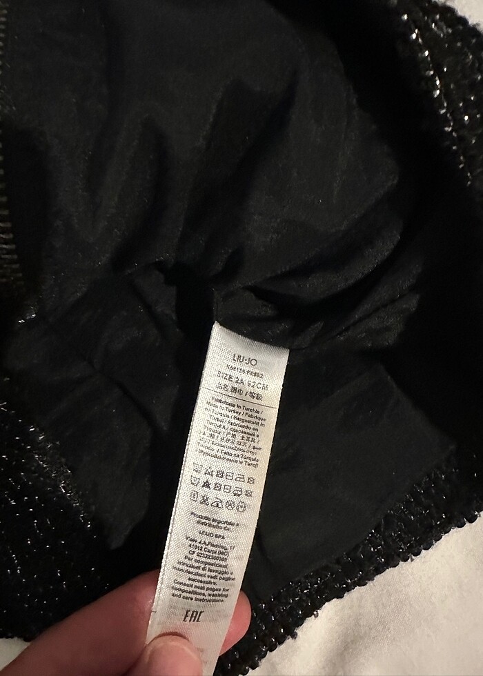 Parlak örgü siyah hırka - Görsel 4