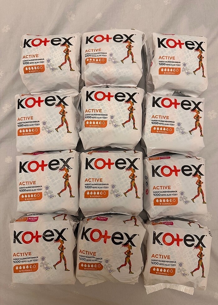 Kotex Active Normal 8li-12 adet - Görsel 2