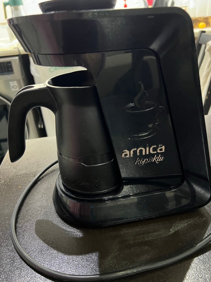 Arnica Siyah Türk Kahve Makinesi - Görsel 4