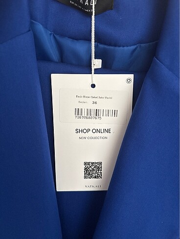 36 Beden lacivert Renk Blazer ceket pantolon takım Saks mavisi