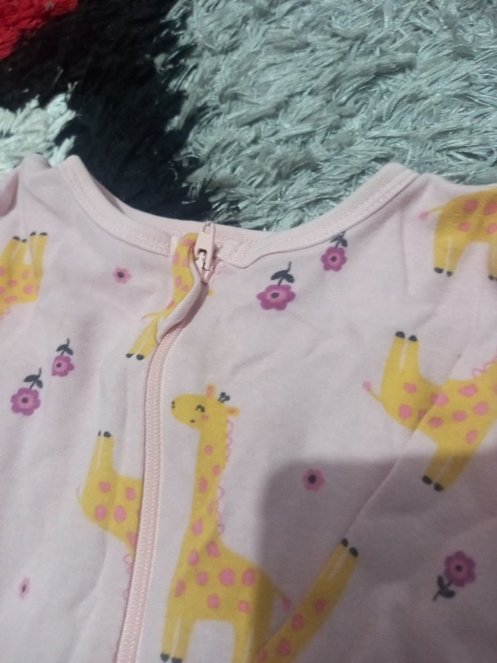 Kız Bebek Pembe Kapüşonlu Fermuarlı Takım toplu satis - Görsel 3