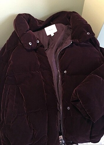 Koton bordo kadife mont