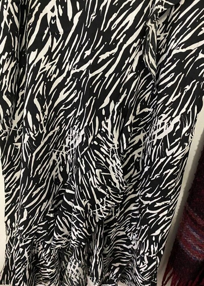 Zebra desenli etek - Görsel 3