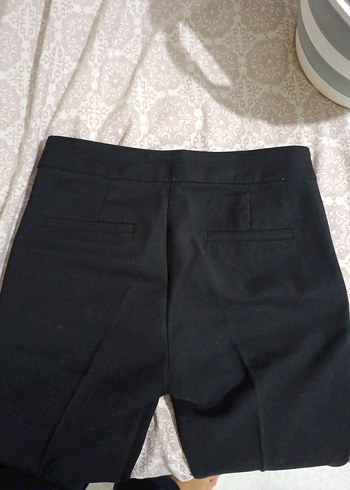 xs Beden siyah Renk Siyah Midi Kumaş Kadın Pantolon
