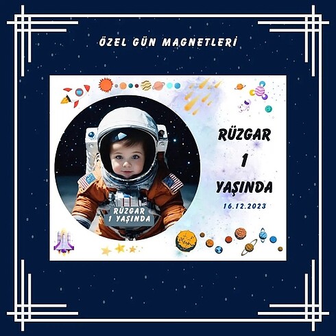 Doğum günü magnet