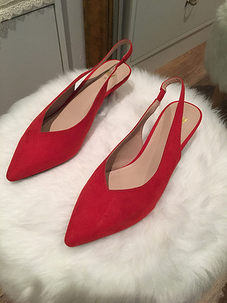 Kırmızı sandalet #H&M