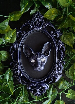 Gotik Triquetra Pagan kedi çerçeve