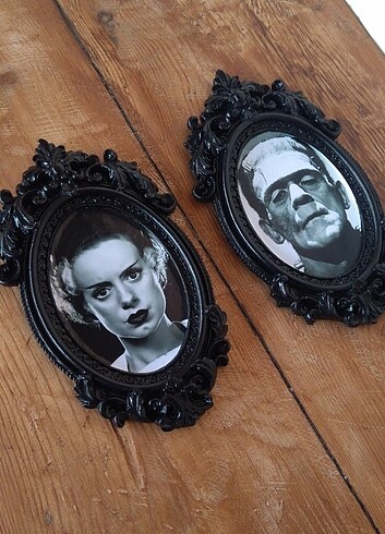 Diğer Frankenstein ve Gelini Gotik Çerçeve Seti