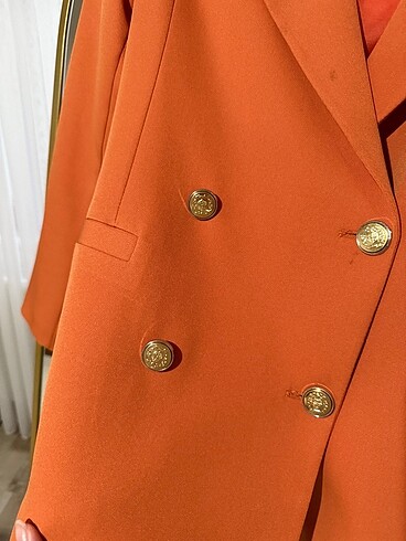 m Beden turuncu Renk Turuncu Blazer
