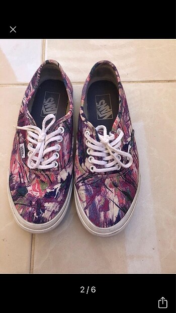 Renkli Vans Ayakkabı