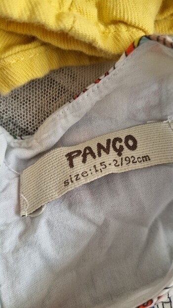 Panço Panco temiz elbise