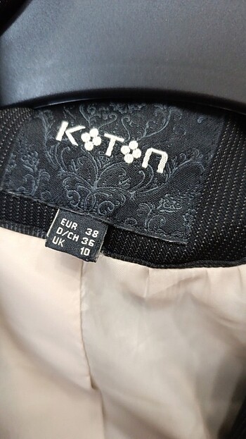 38 Beden Koton blazer ceket
