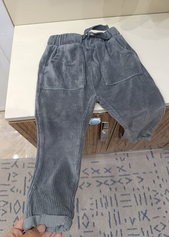 Erkek Çocuk Gri Bol Kesim Kot Pantolon