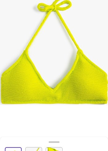 Koton Yeşil İp Askılı Kadın Bikini Üstü