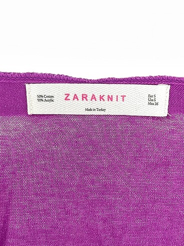 s Beden mor Renk Zara Hırka %70 İndirimli.