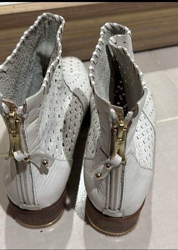 Rugano Marka, Hakiki Deri, El Yapımı, Özel Dikim Bot - Görsel 3