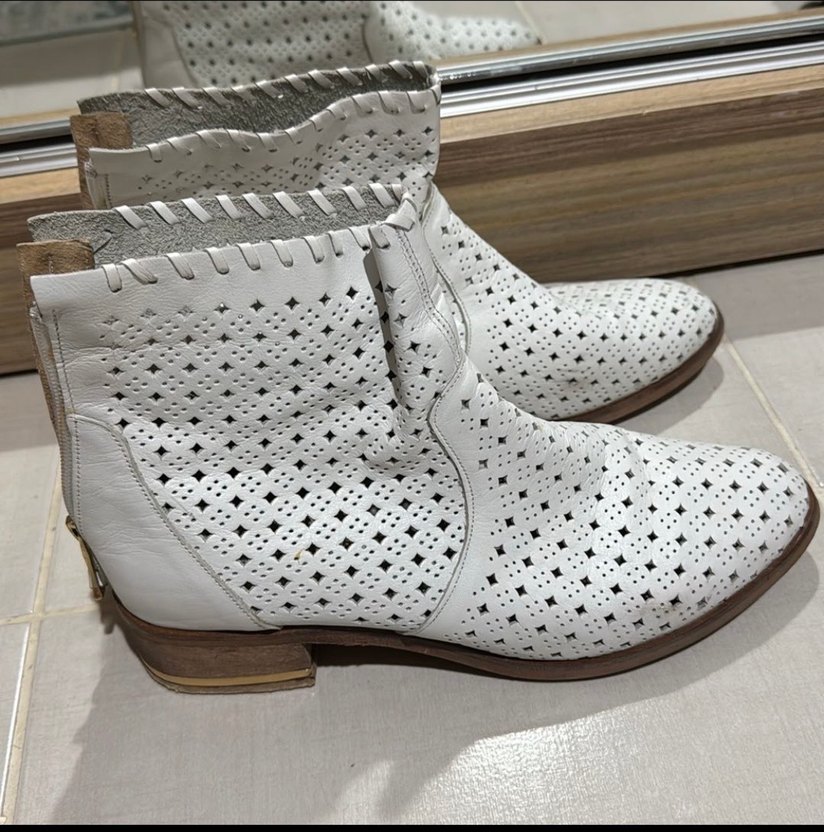 Rugano Marka, Hakiki Deri, El Yapımı, Özel Dikim Bot - Görsel 2